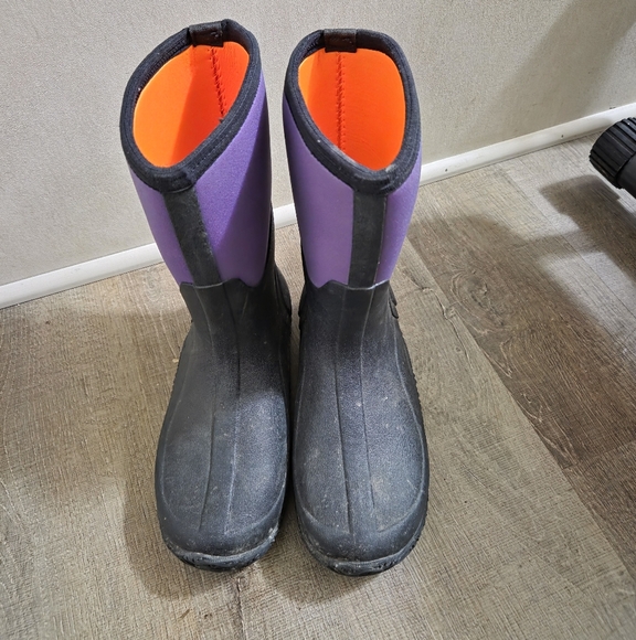 Dryshod Kids Tuffy Rain Chore Toddler Kids Purple Casual Boots TUF-KD-PP Size 6 - Picture 1 of 8